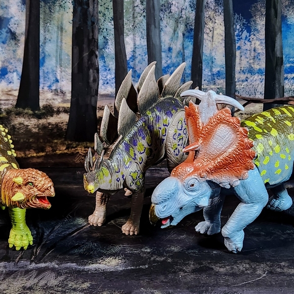 3- Lot Kid Galaxy Dinosaurs - Picture 1 of 7